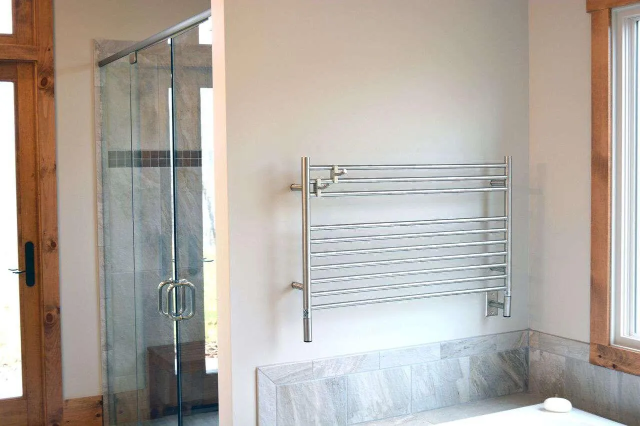 Amba Jeeves L Straight Hardwired Towel Warmer  - 39.5"w x 27"h