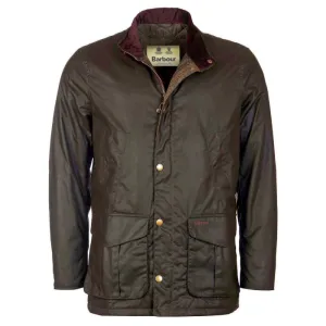 Barbour Hereford Mens Wax Jacket - Olive