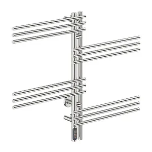 Bathroom Butler Loft Duo 12 Bar Straight TDC Heated Towel Rail 1000mm