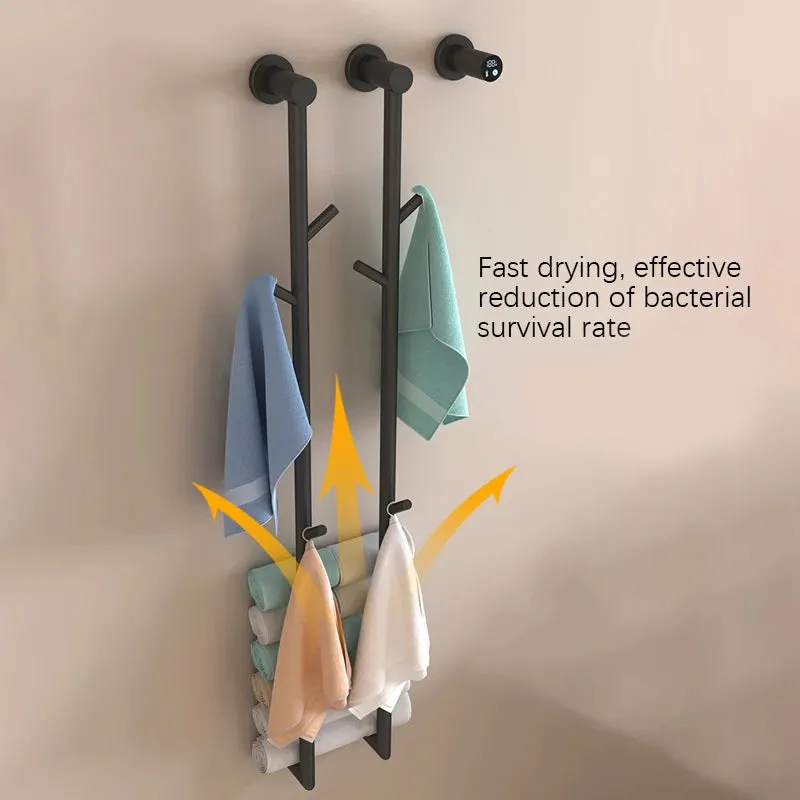 Bathroom Towel Warmer Fast Drying Electric Heated Towel Rack