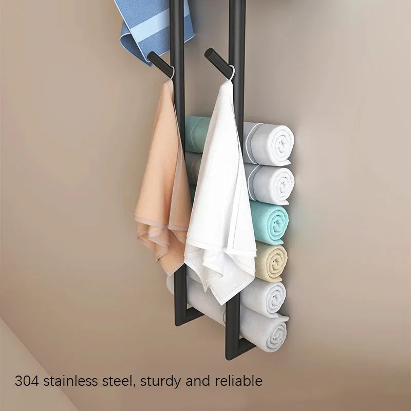 Bathroom Towel Warmer Fast Drying Electric Heated Towel Rack