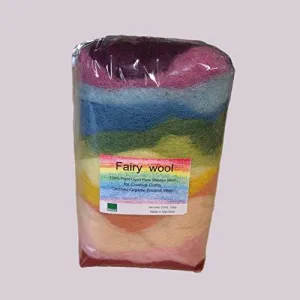 Bioland Organic Plant Dyed Fairy Wool, 12 Rainbow Colors