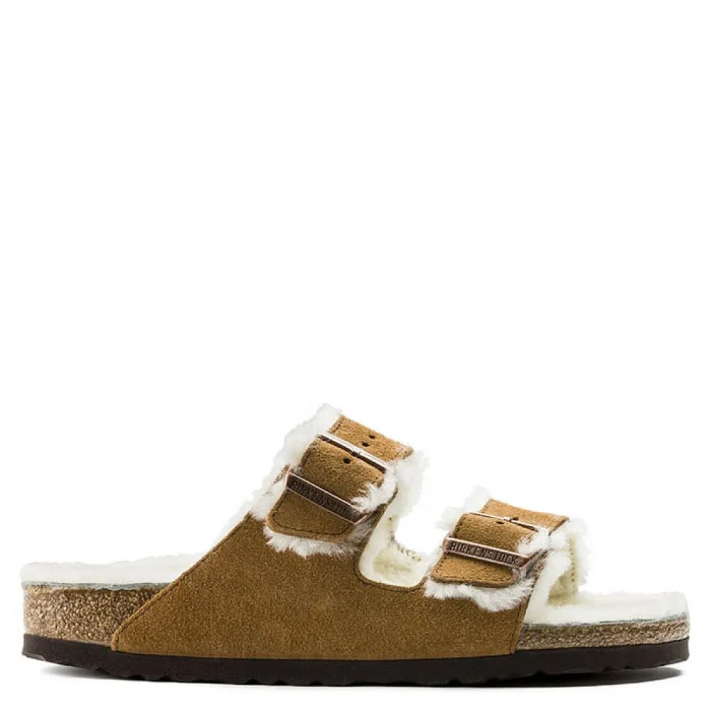 Birkenstock Arizona Shearling in Mink