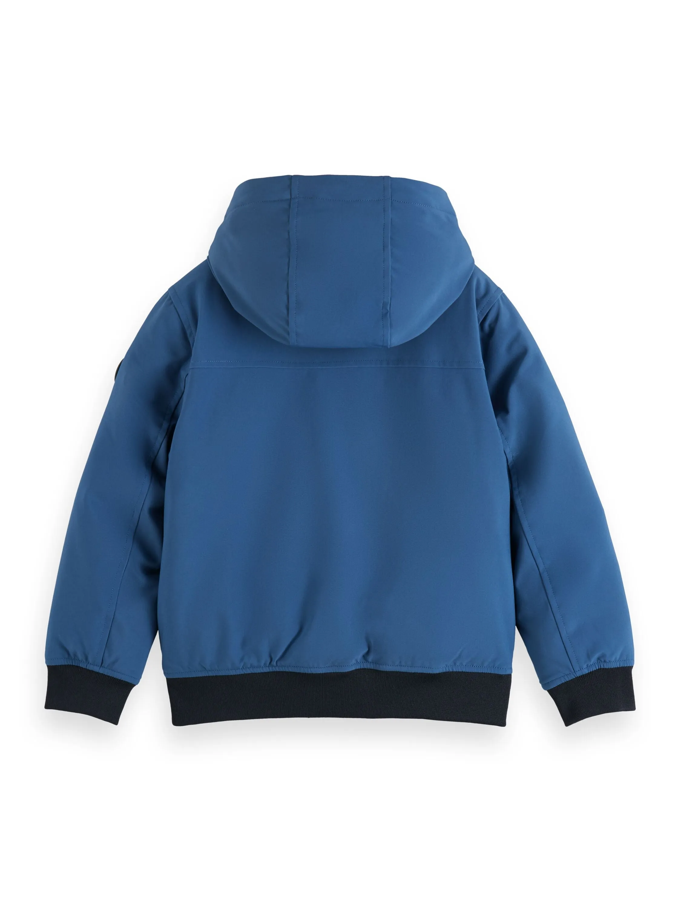 Blue Hooded Jacket