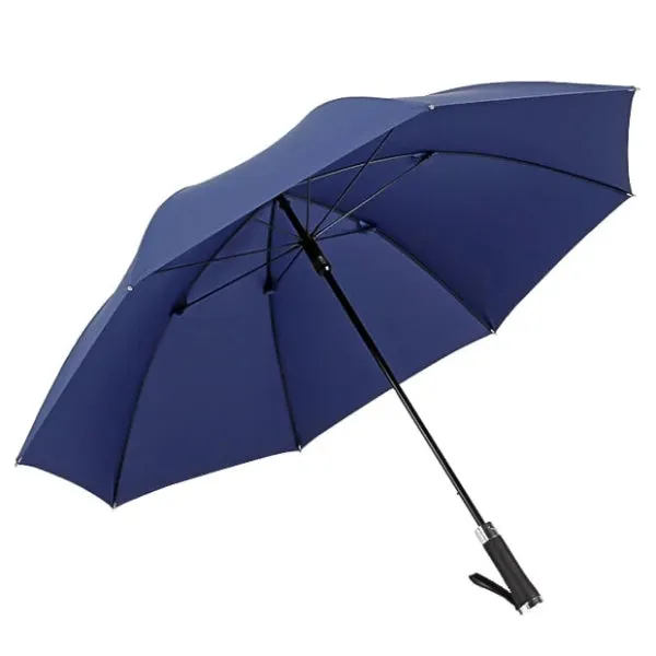 Blue Long Windproof Umbrella