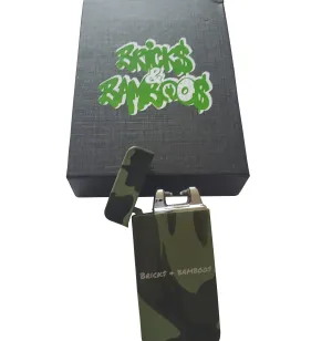 Brick$ & Bamboo$ Flameless, Wind Proof Camouflage Plasma Lighter