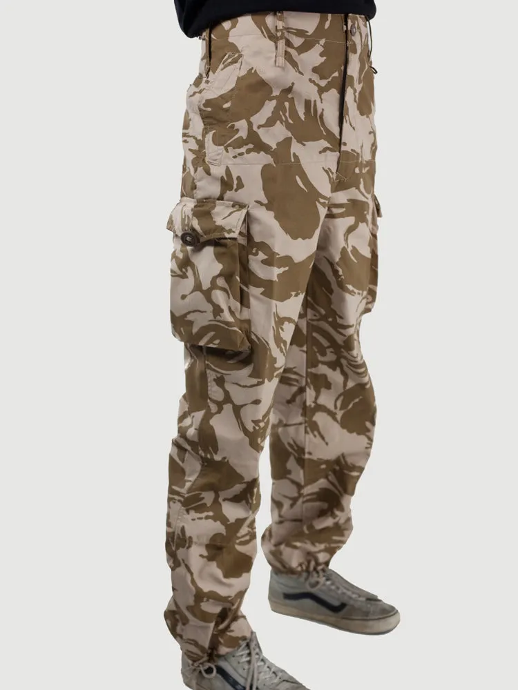 British Army Desert Windproof Trousers - Desert DPM Camo – Grade 1