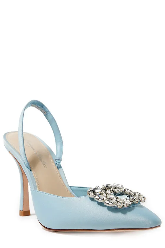 Carrie Satin Slingback