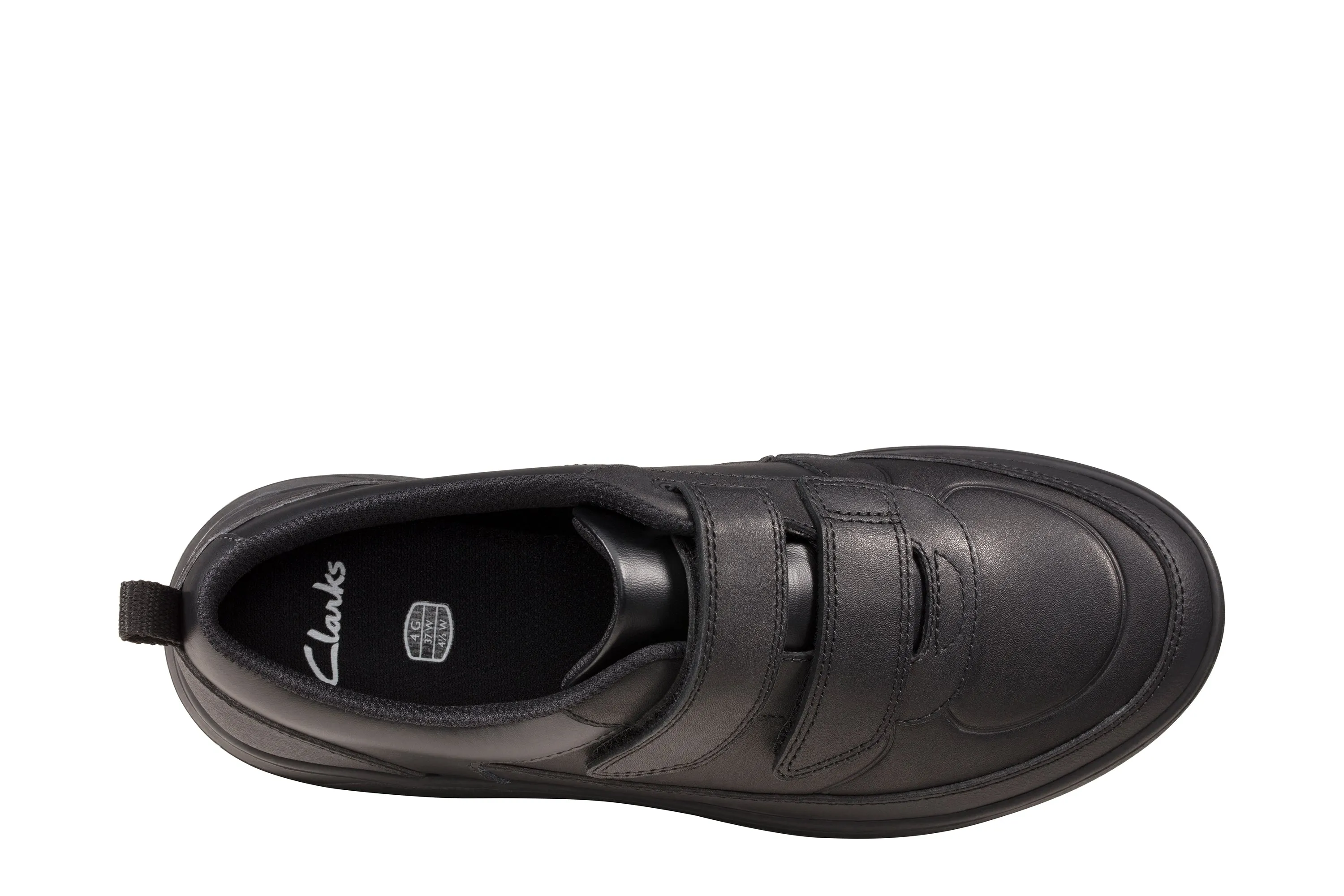 Clarks Scape Flare Black Leather - Wide Width