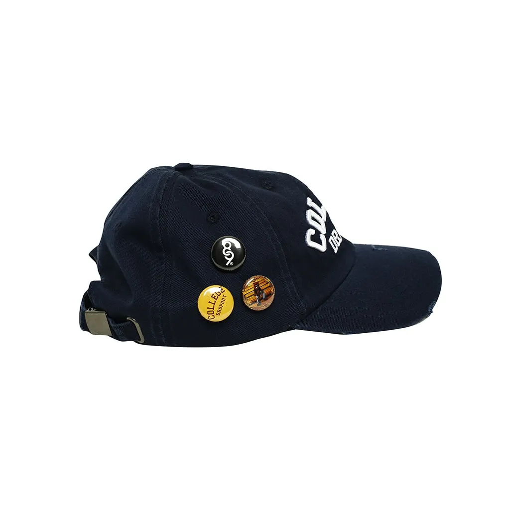 College Drop Out Dad Hat Navy