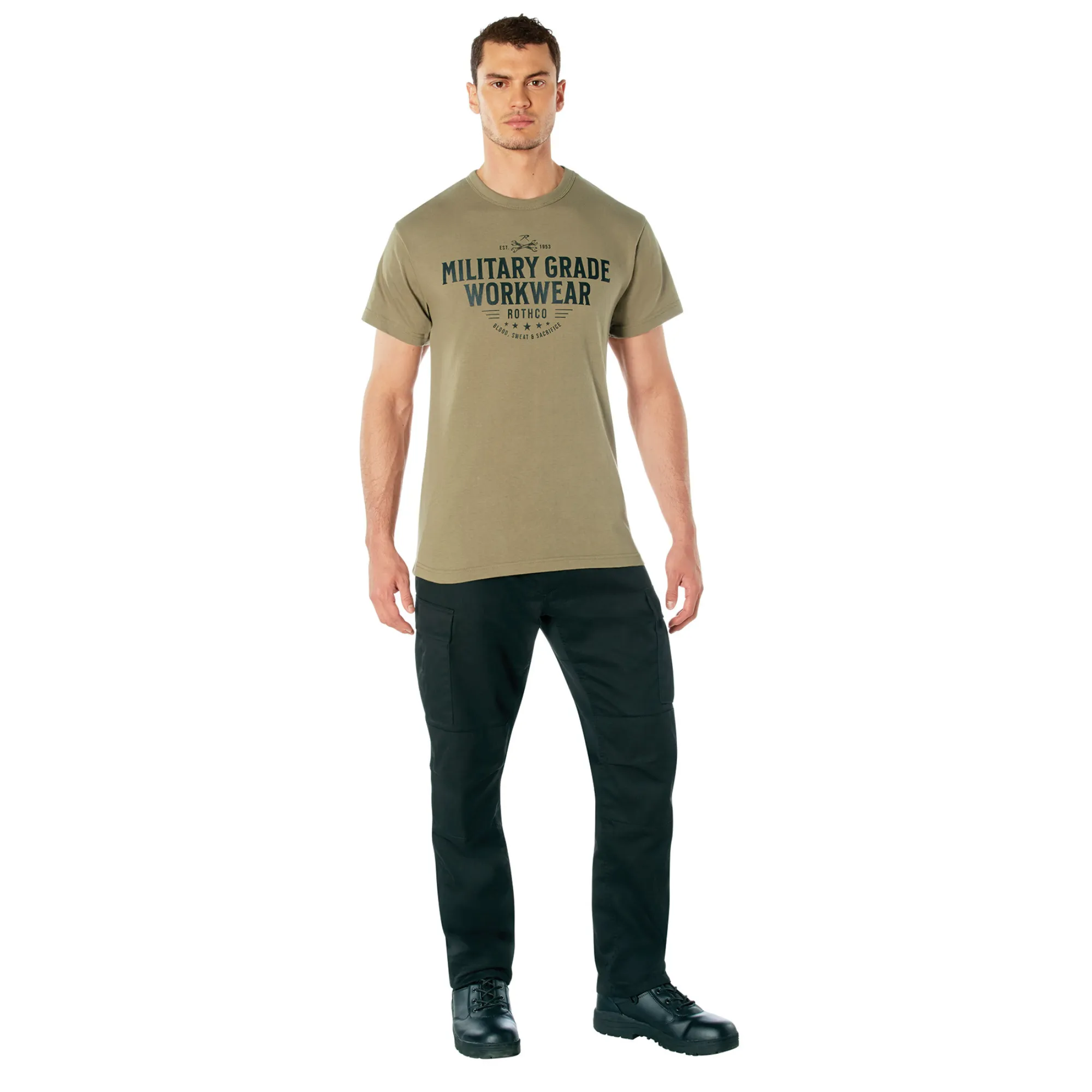 Coyote Brown - Military Grade Workwear Graphic Tee