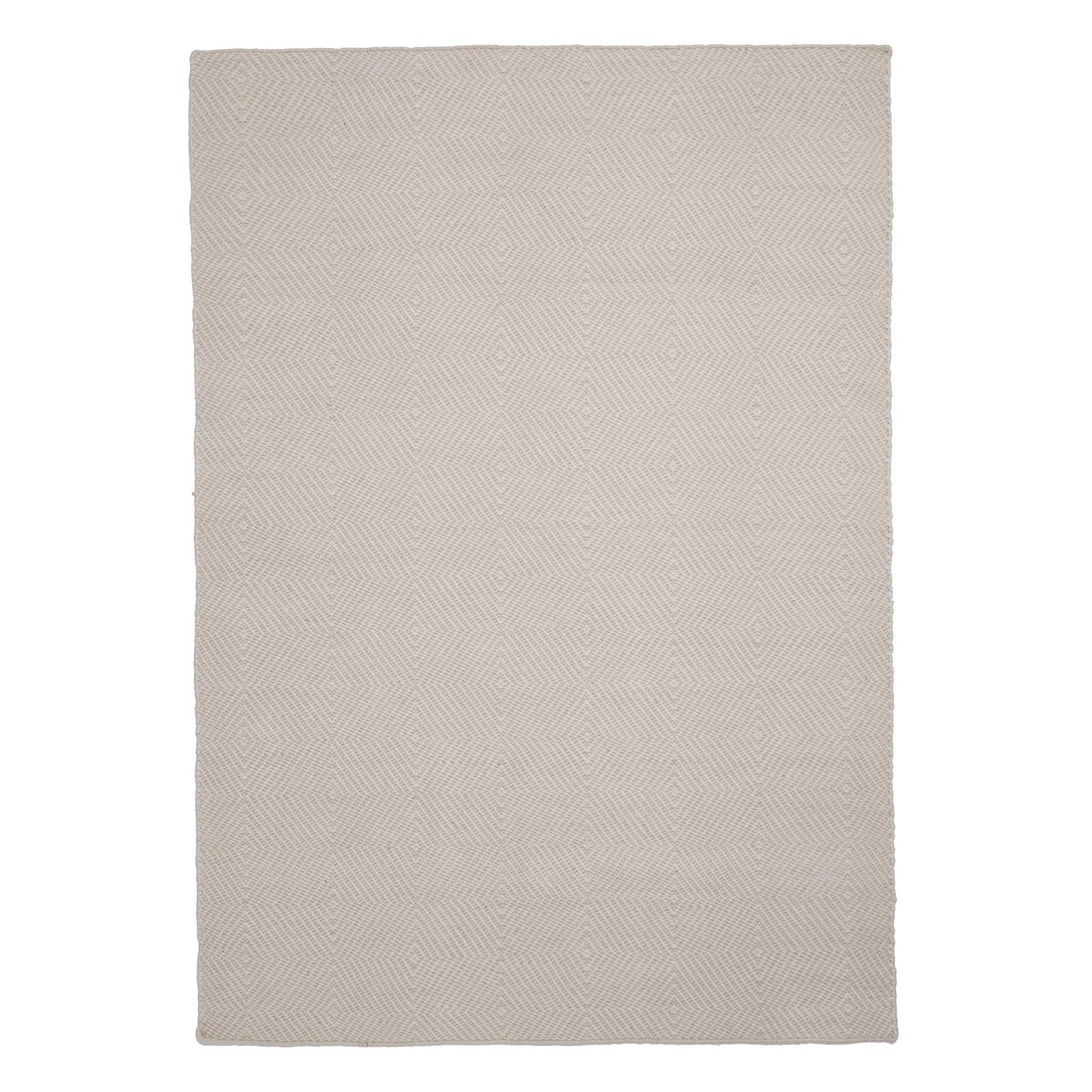 Dumka Wool Rug [Natural white]