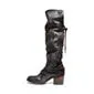 FB-Coal Lace Back Boots