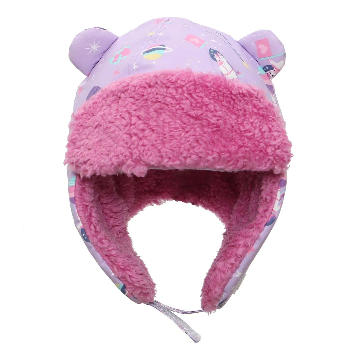 Flapjack Kids Water Repellent Trapper Hat Unicorn - Lilac