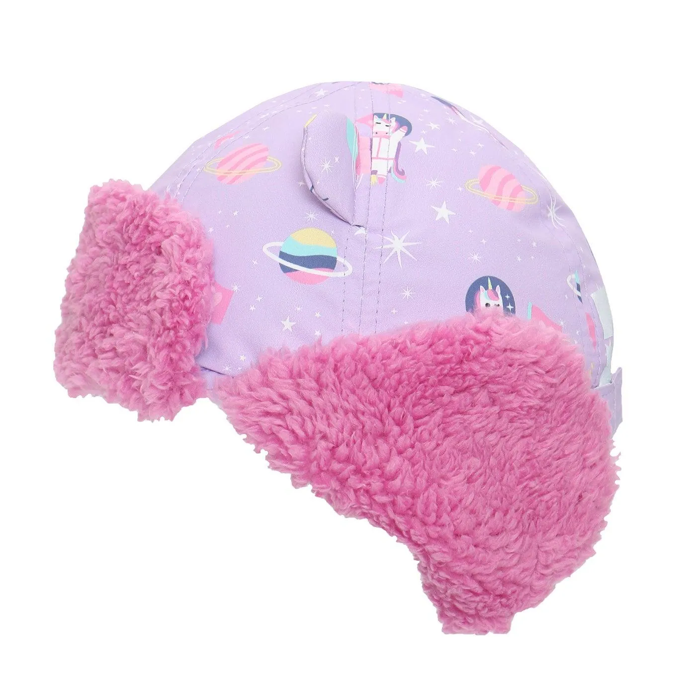 Flapjack Kids Water Repellent Trapper Hat Unicorn - Lilac