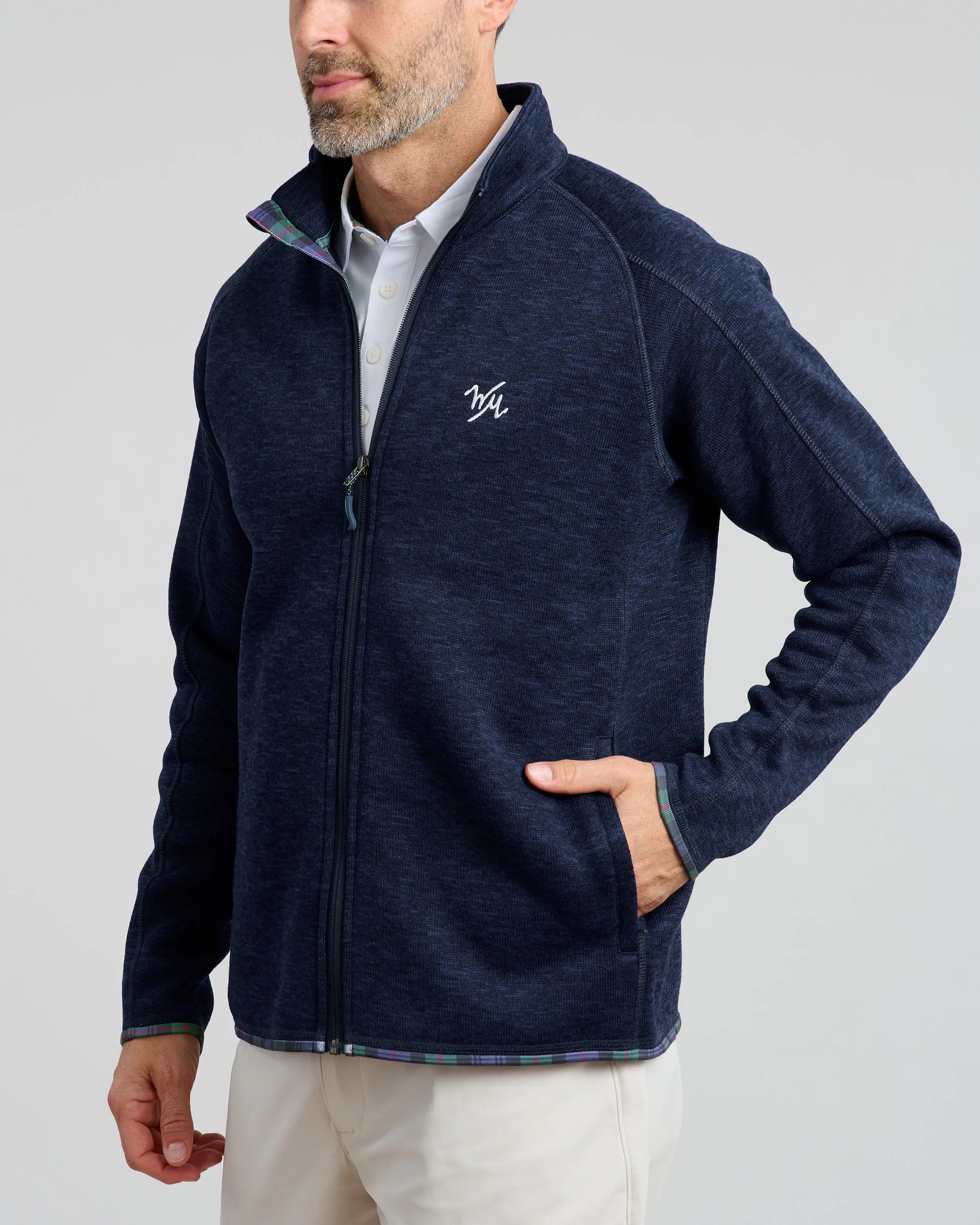 Flop Shot Men's Full Zip Jacket