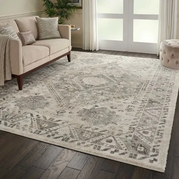 Fusion FSS11 Cream/Grey Rug