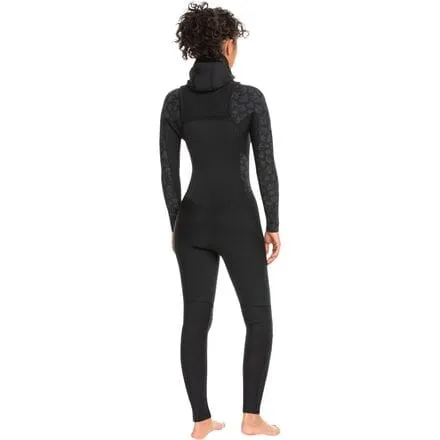 GBS wetsuit with hood and chest zip 5/4/3 mm Swell Series - women's Roxy, black