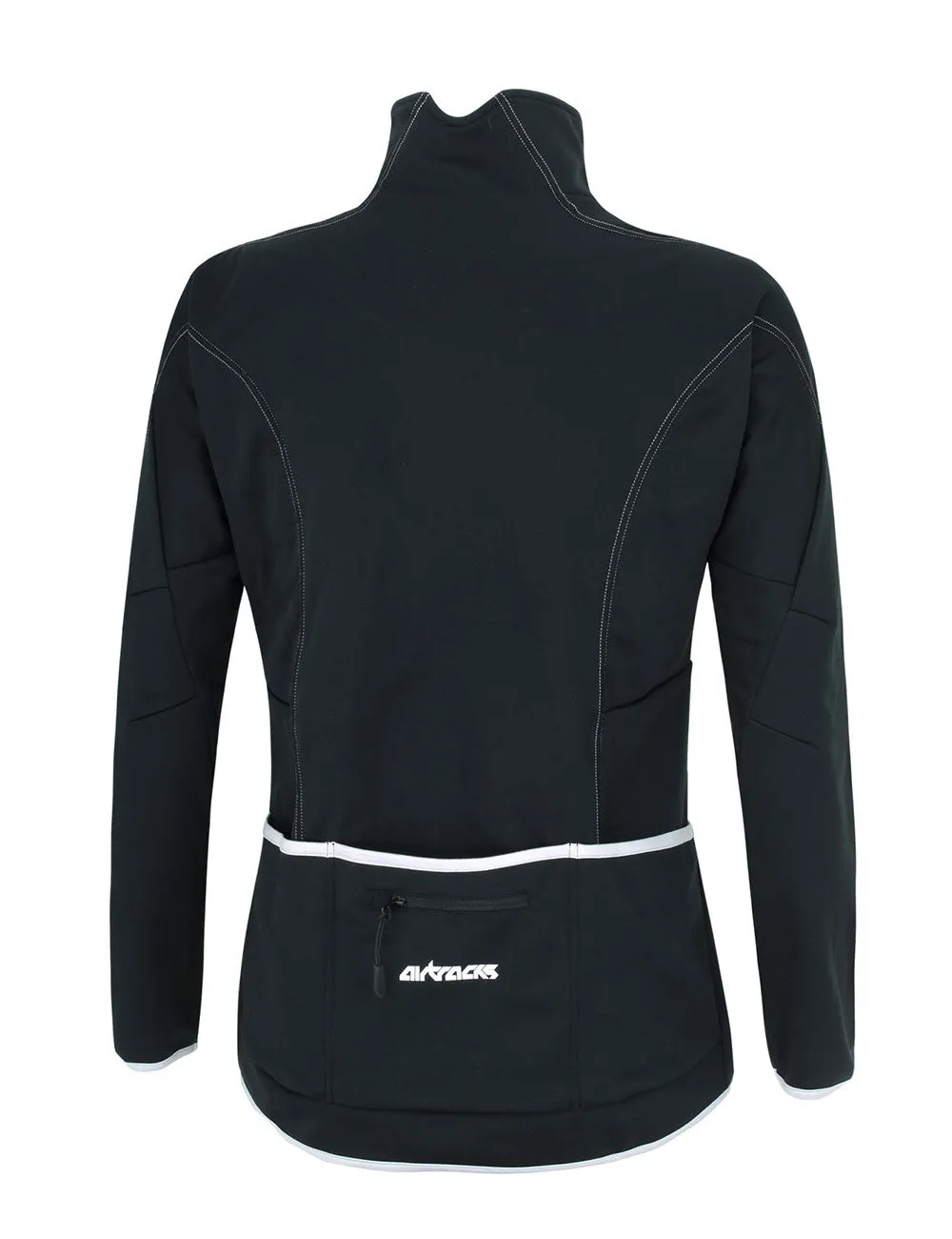 Herren Thermo Fahrradjacke Pro Line Schwarz Silber Setprodukt