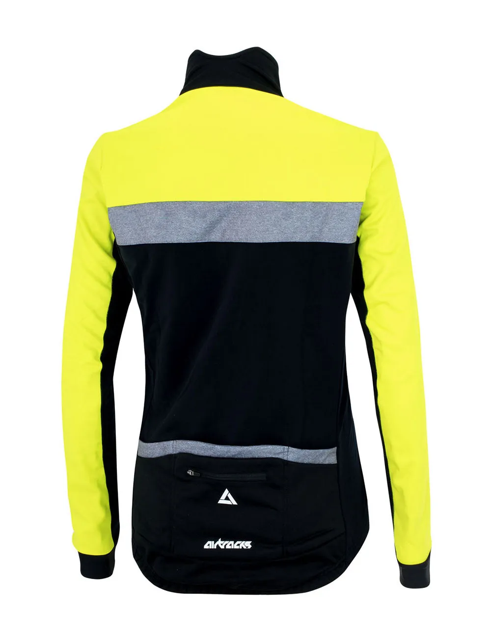 Herren Thermo Fahrradjacke Pro Team Schwarz Neon Setprodukt