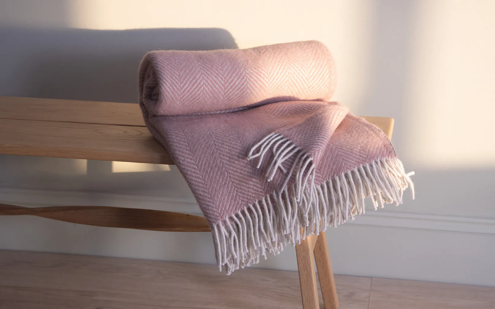 Herringbone Wool Throw