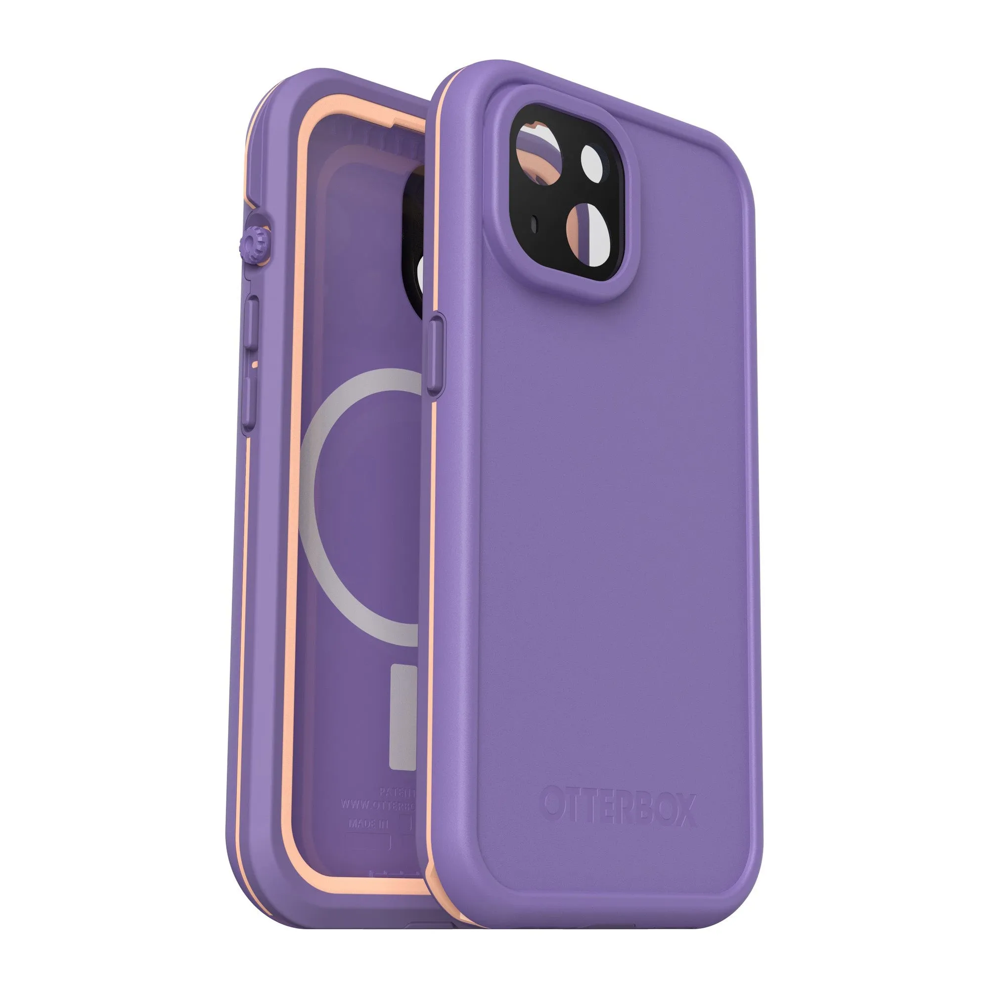 iPhone 15 Otterbox Fre MagSafe Case - Purple (Rule Of Plum) - 15-11413