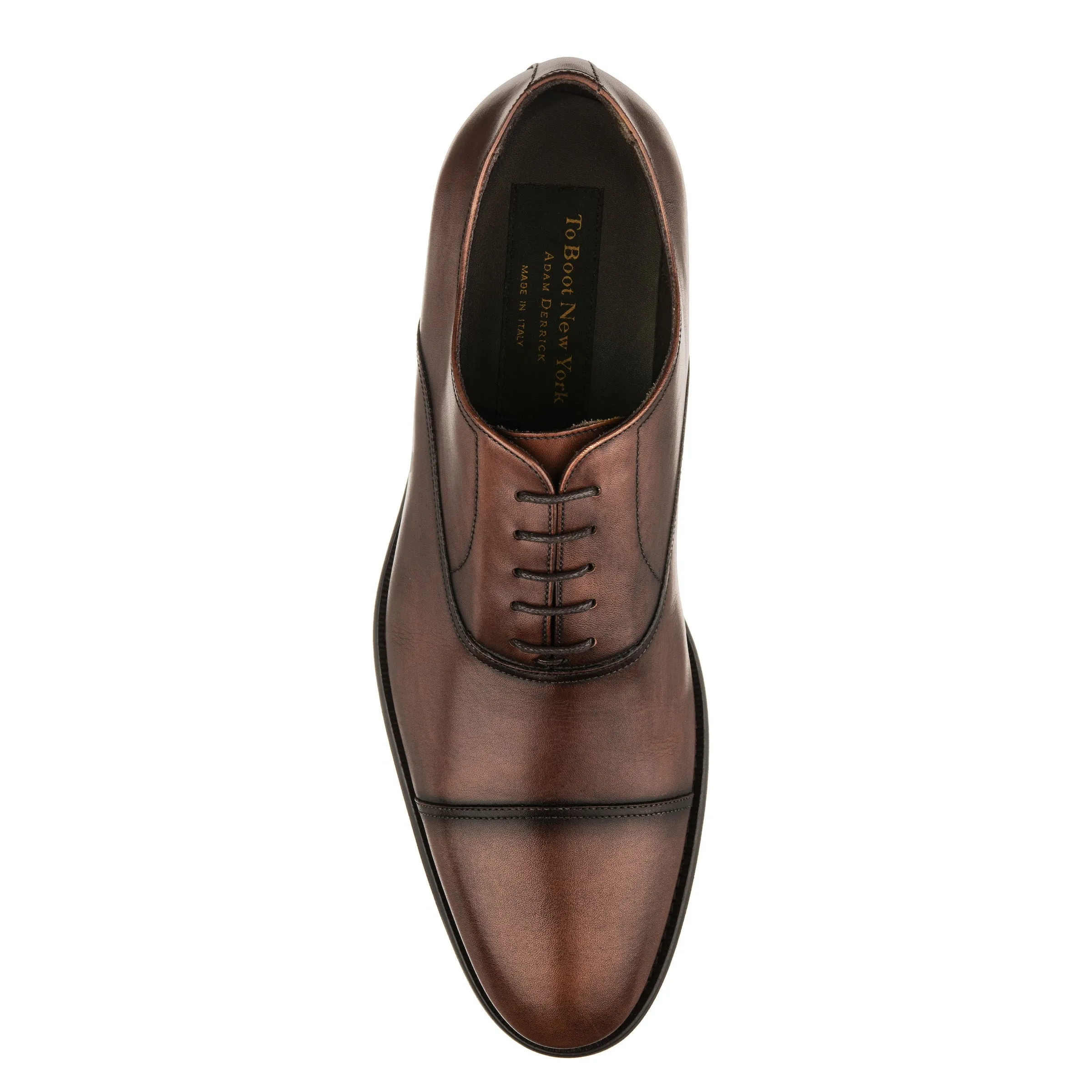 Kameron Burnished Tan Calf Cap Toe