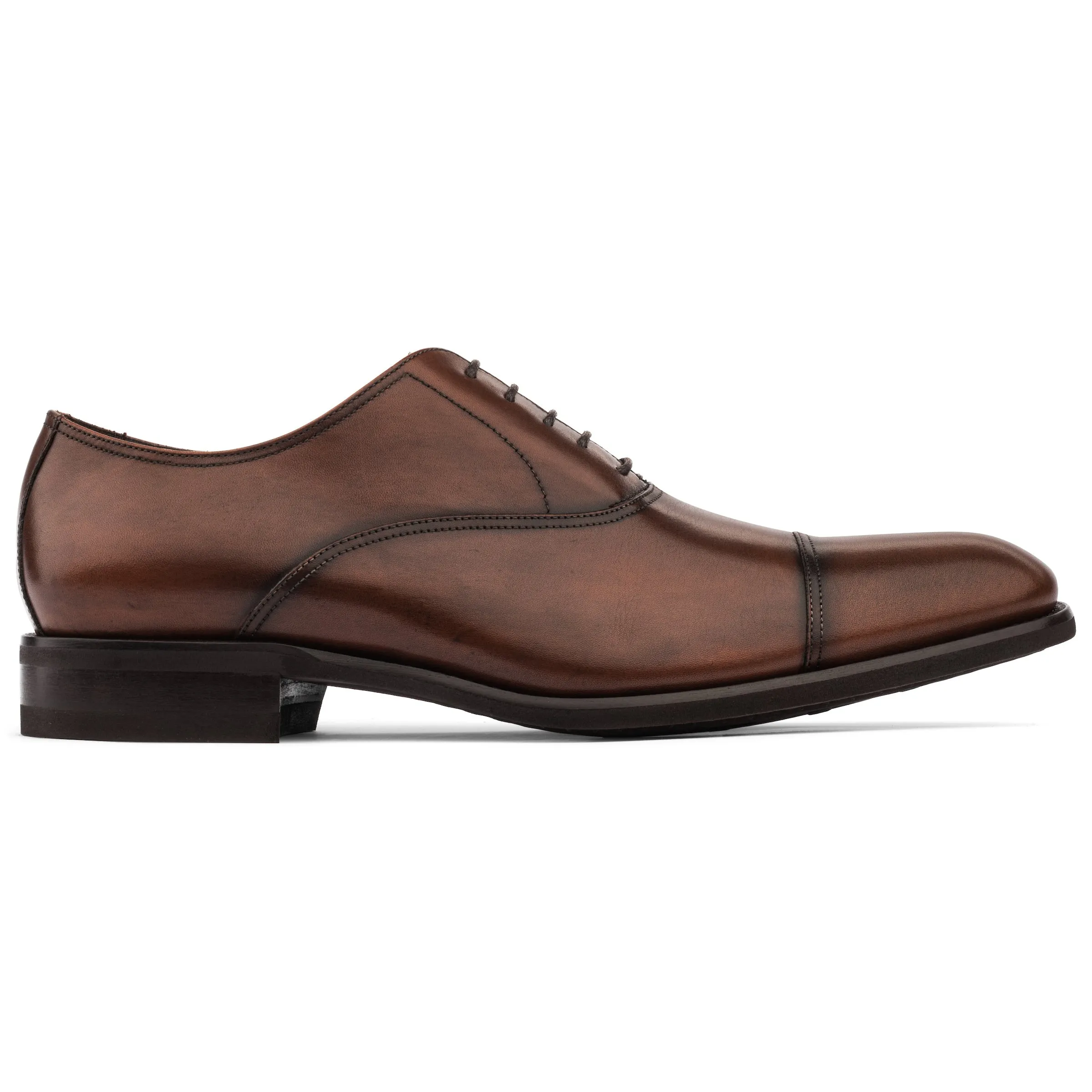 Kameron Burnished Tan Calf Cap Toe