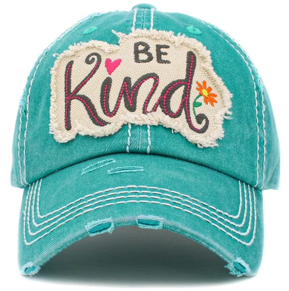 KBV1422 "Be Kind" Vintage Washed Ball Cap