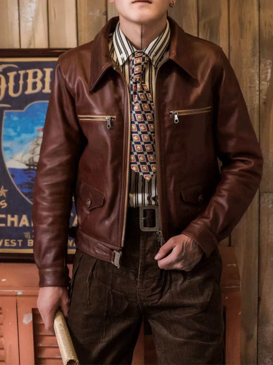 Men's Hartmann Flight Leather Jacket