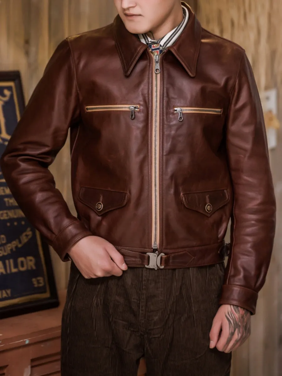 Men's Hartmann Flight Leather Jacket