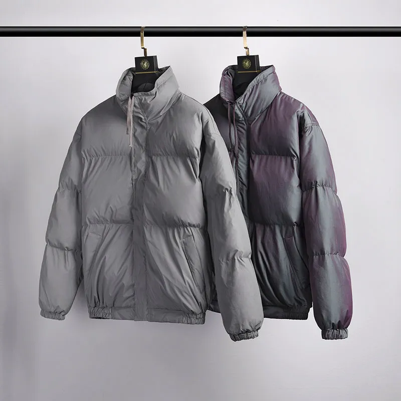 Men's Reflective Bomber Jacket