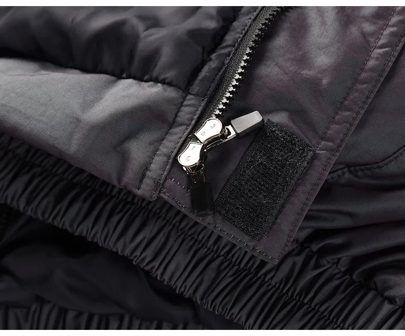 Men's Reflective Bomber Jacket