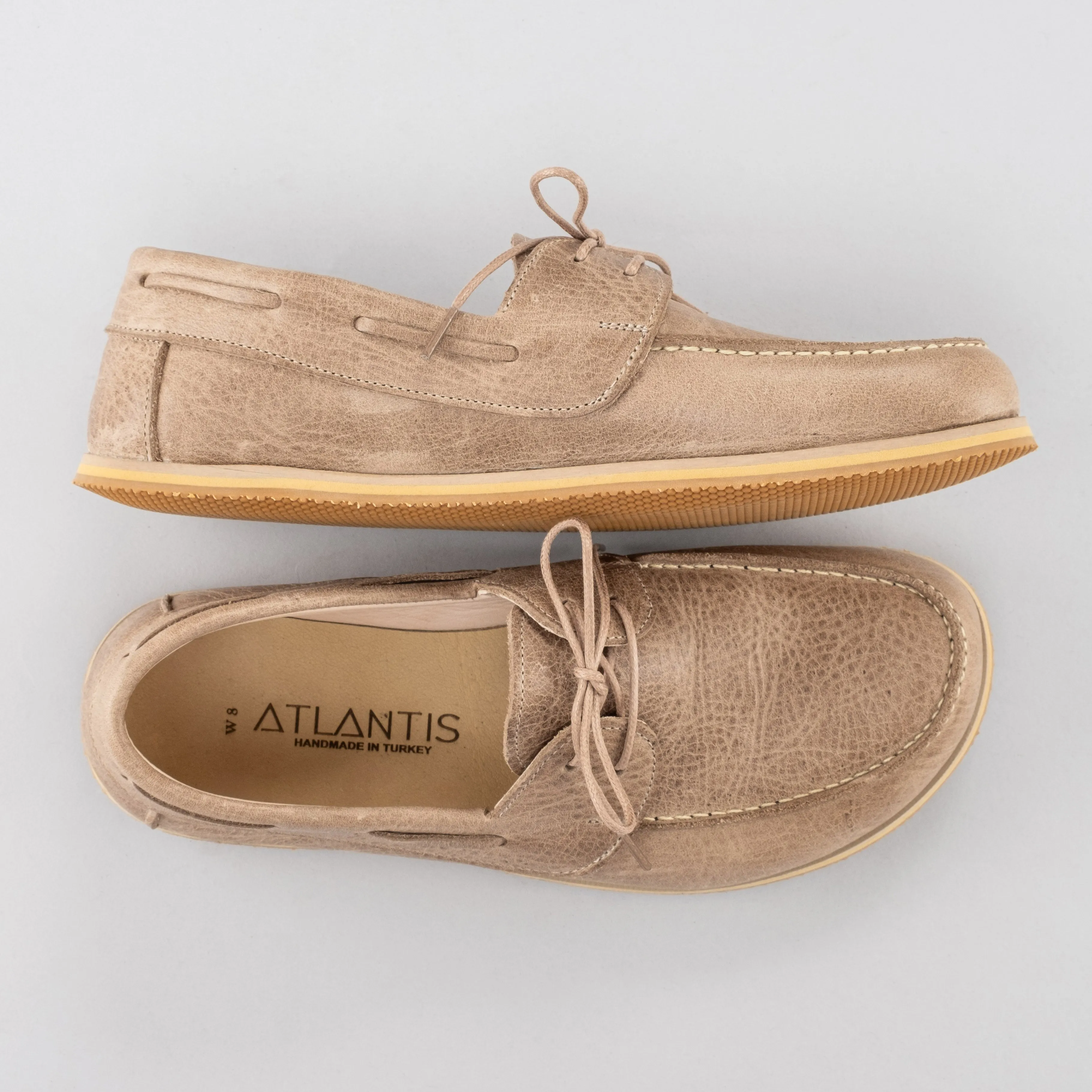 Men's Tan Boat Shoes