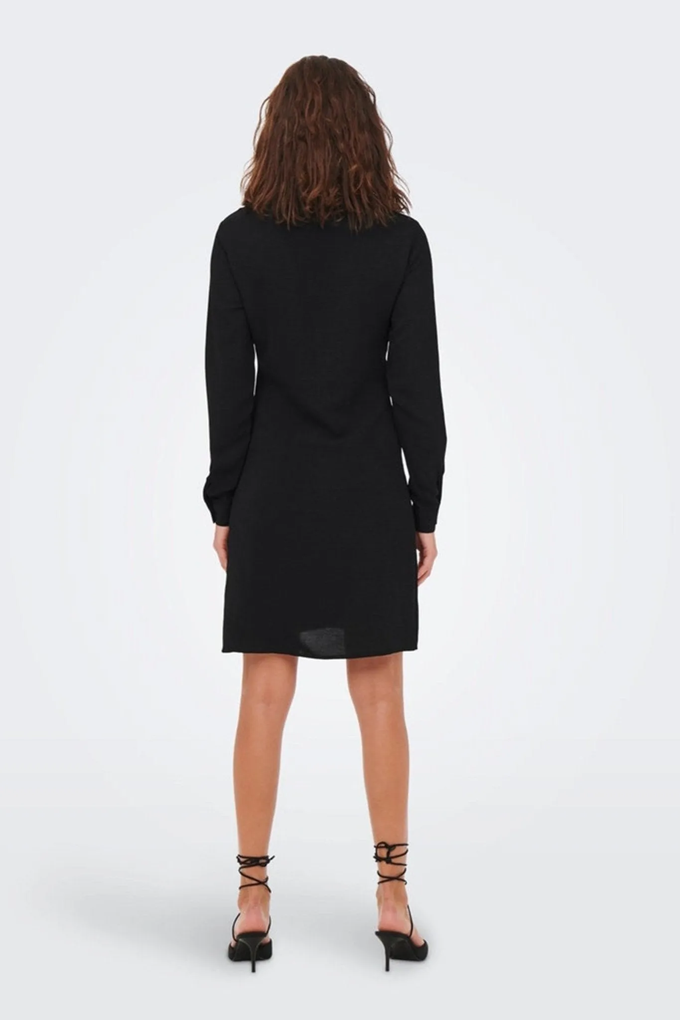 Mette Wrinkle Dress - Black