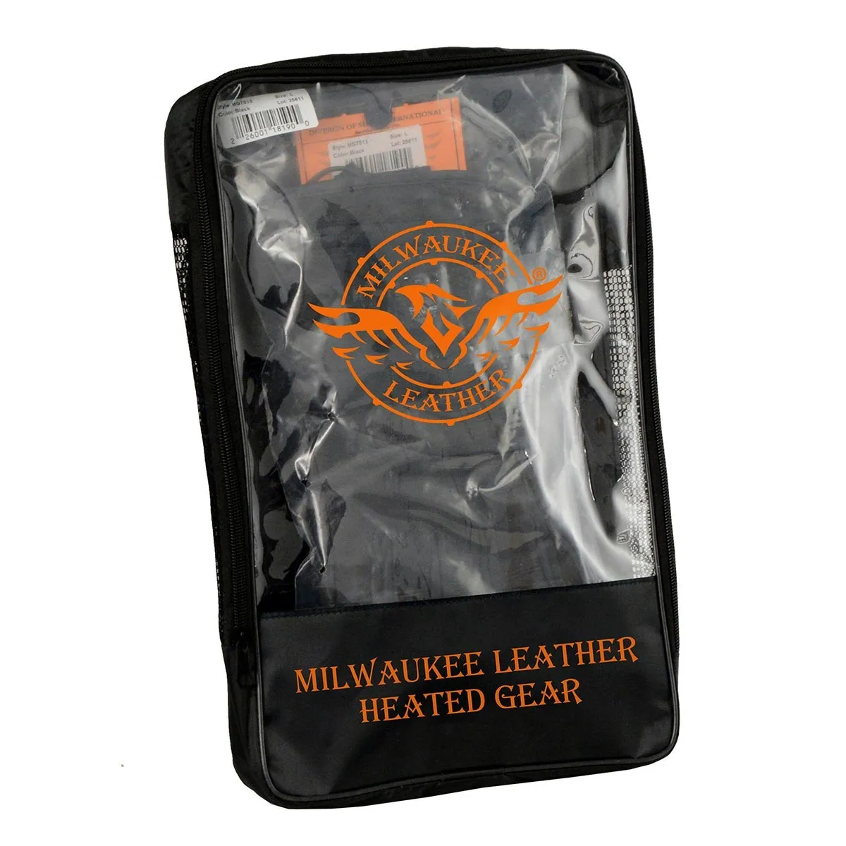 Milwaukee Leather MG7513 Men's Black ‘Heated’ Gauntlet Waterproof Winter Gloves with i-Touch