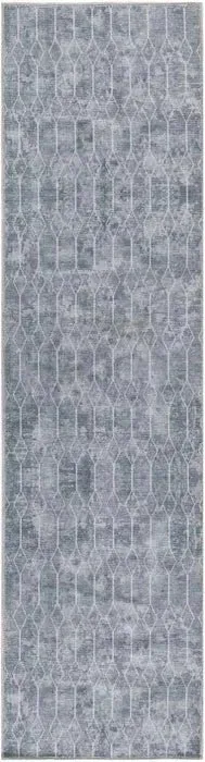 Nicole Curtis Machine Washable Series 1 SR107 Blue/Grey Rug