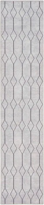 Nicole Curtis Machine Washable Series 1 SR107 Ivory/Grey Rug