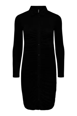 Norma Long Sleeve Dress - Black