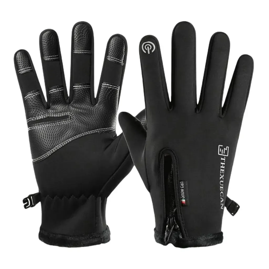 Outdoor Winter Gloves Motorcycle Warm Gloves Men Waterproof Thermal Guantes Gloves Non-Slip Touch Screen Cycling Bike Gloves