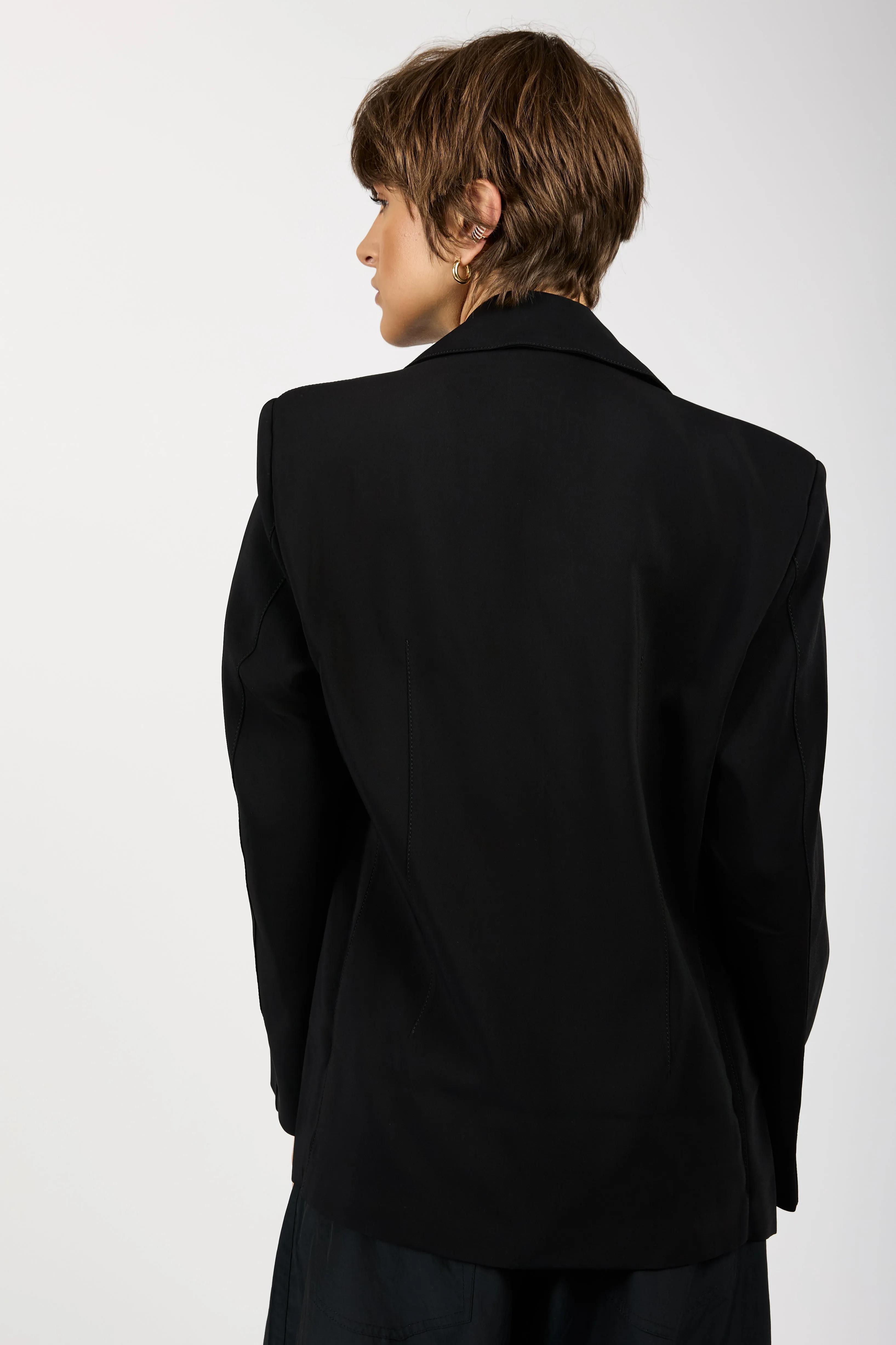 Oversized Blazer in Nero