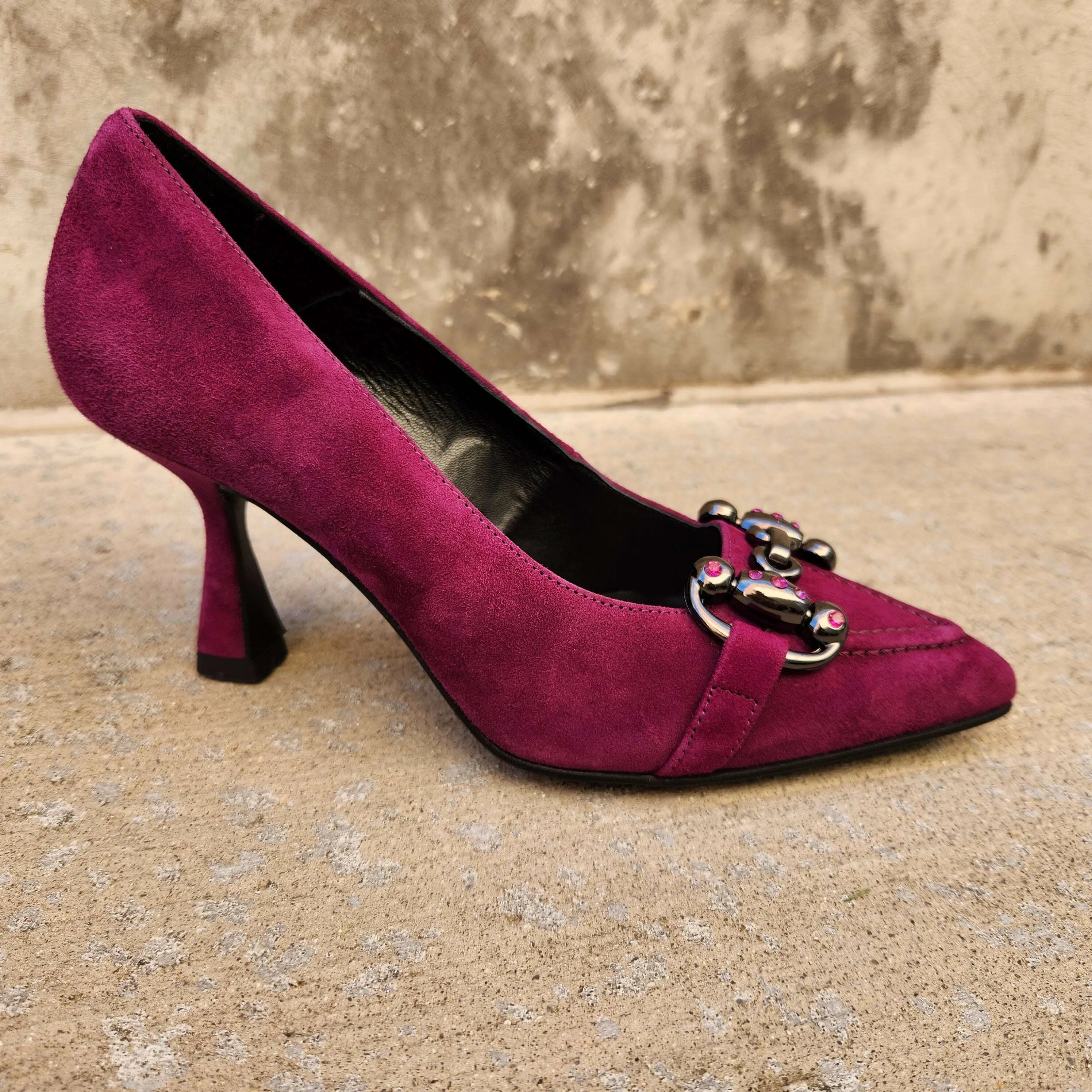 Pedro Anton - 4804 Fuchsia Suede Pump