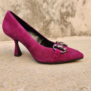 Pedro Anton - 4804 Fuchsia Suede Pump