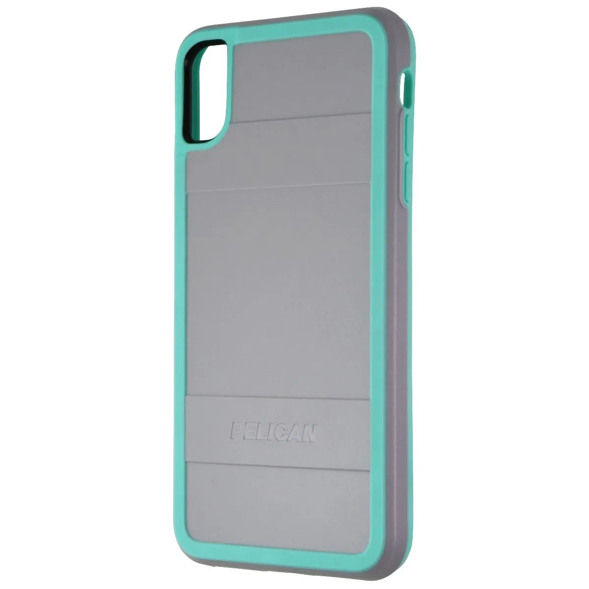 Pelican Protector Series Dual Layer Case for Apple iPhone Xs Max - Grey / Aqua