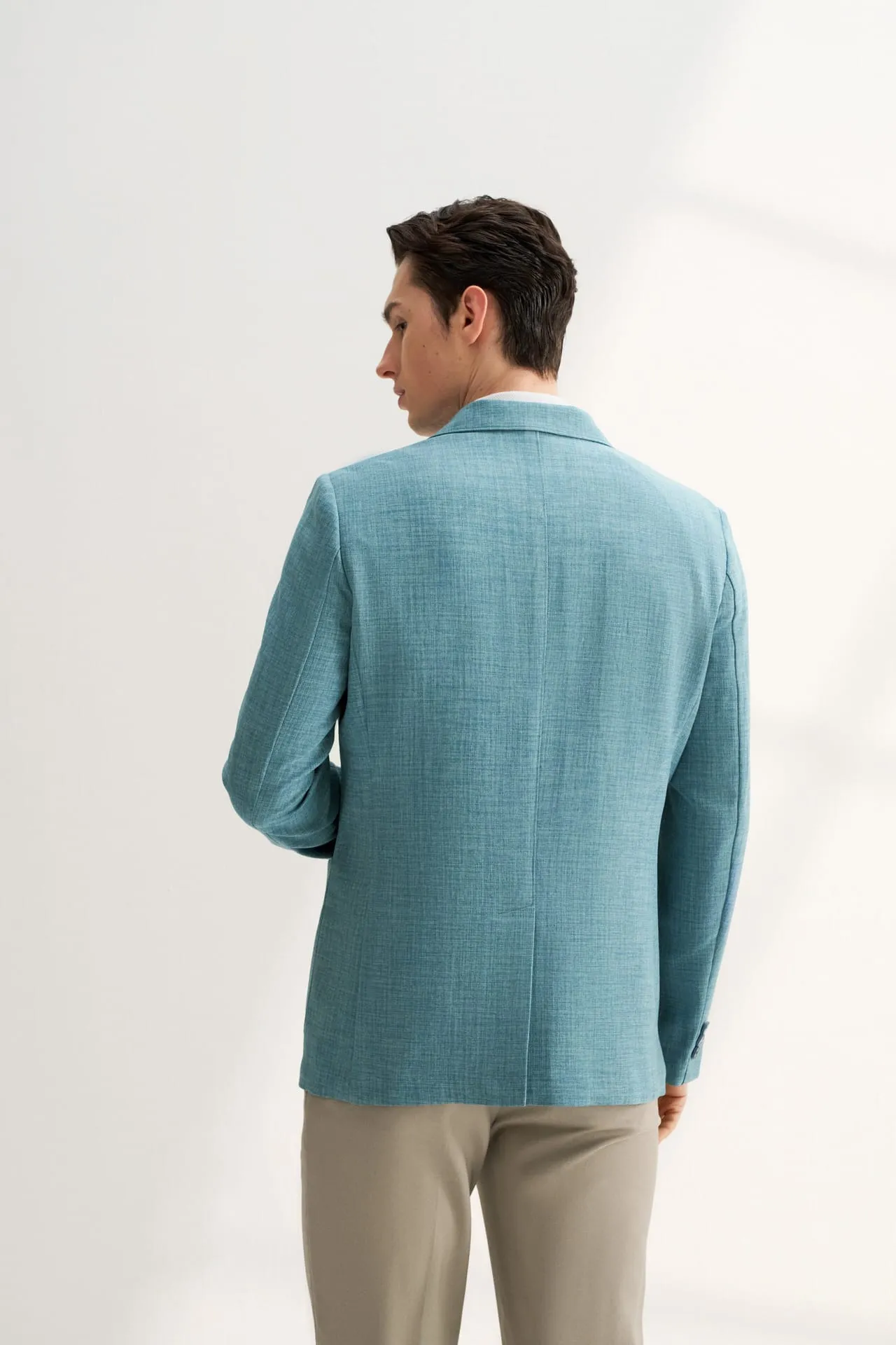 Polyester Casual Blazer in Relaxed Fit