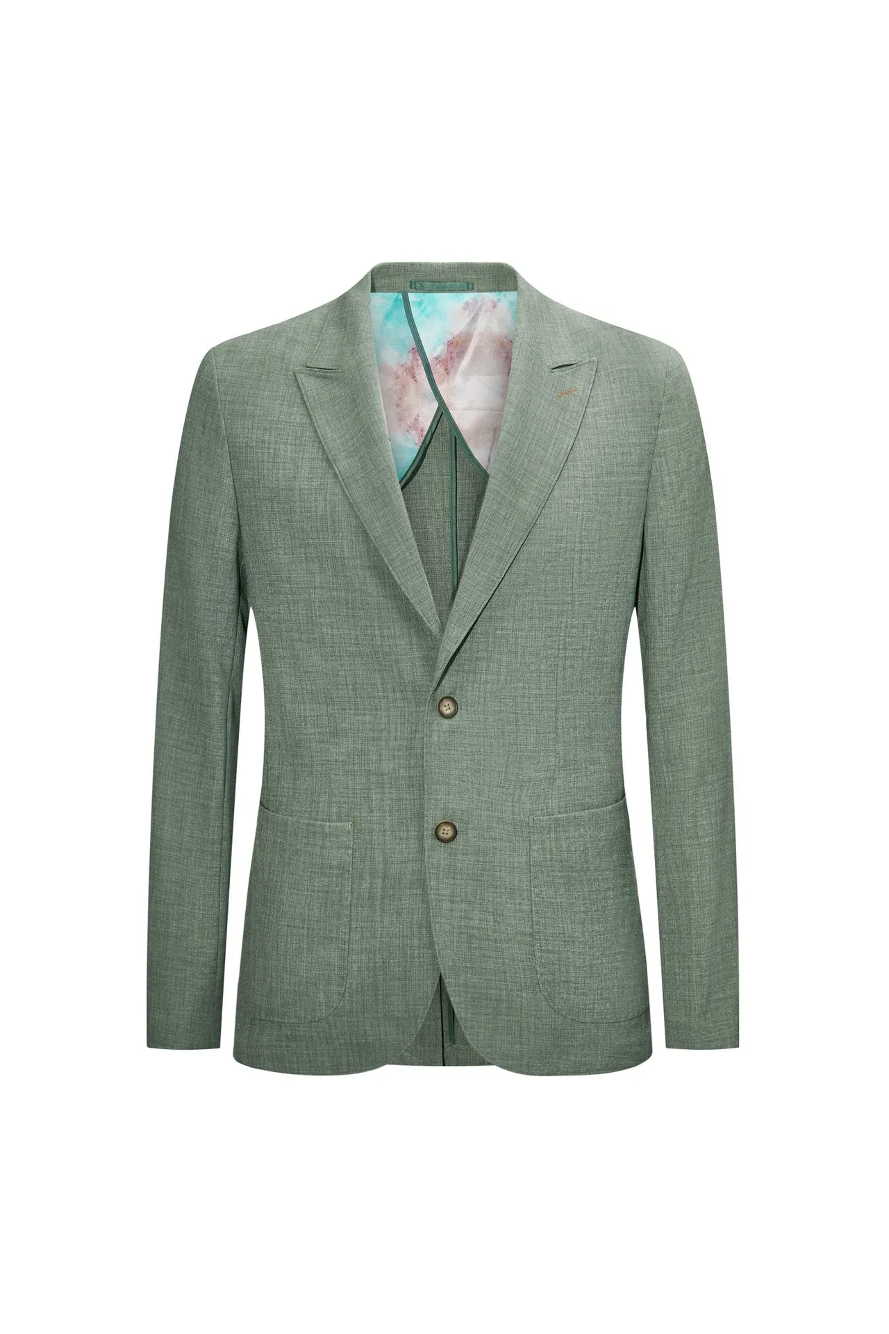 Polyester Casual Blazer in Relaxed Fit