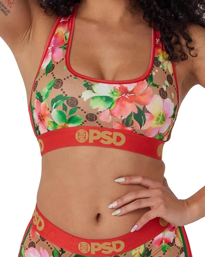 PSD Women's Lavish Floral Sports Bra