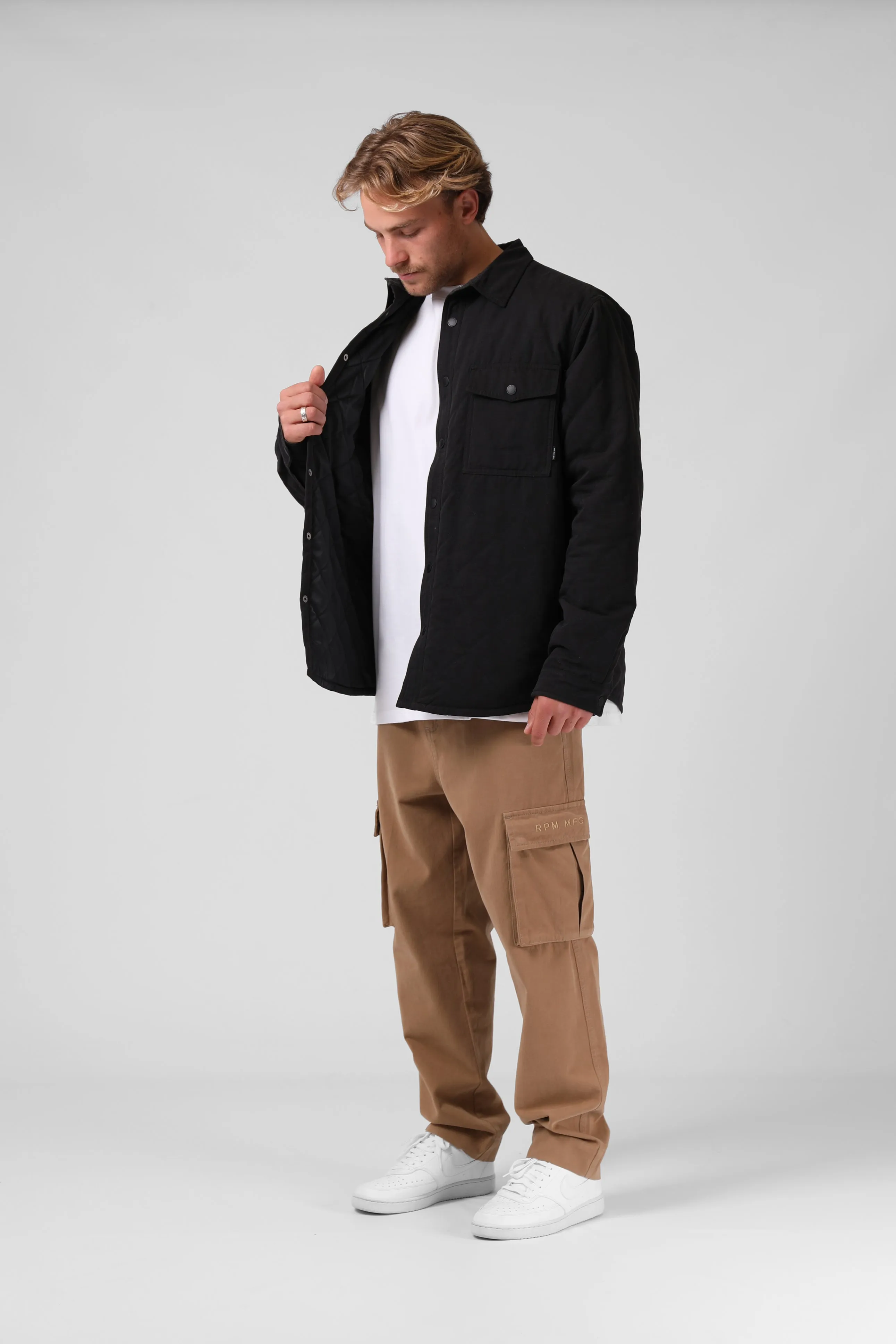 Quilted Jacket - Black