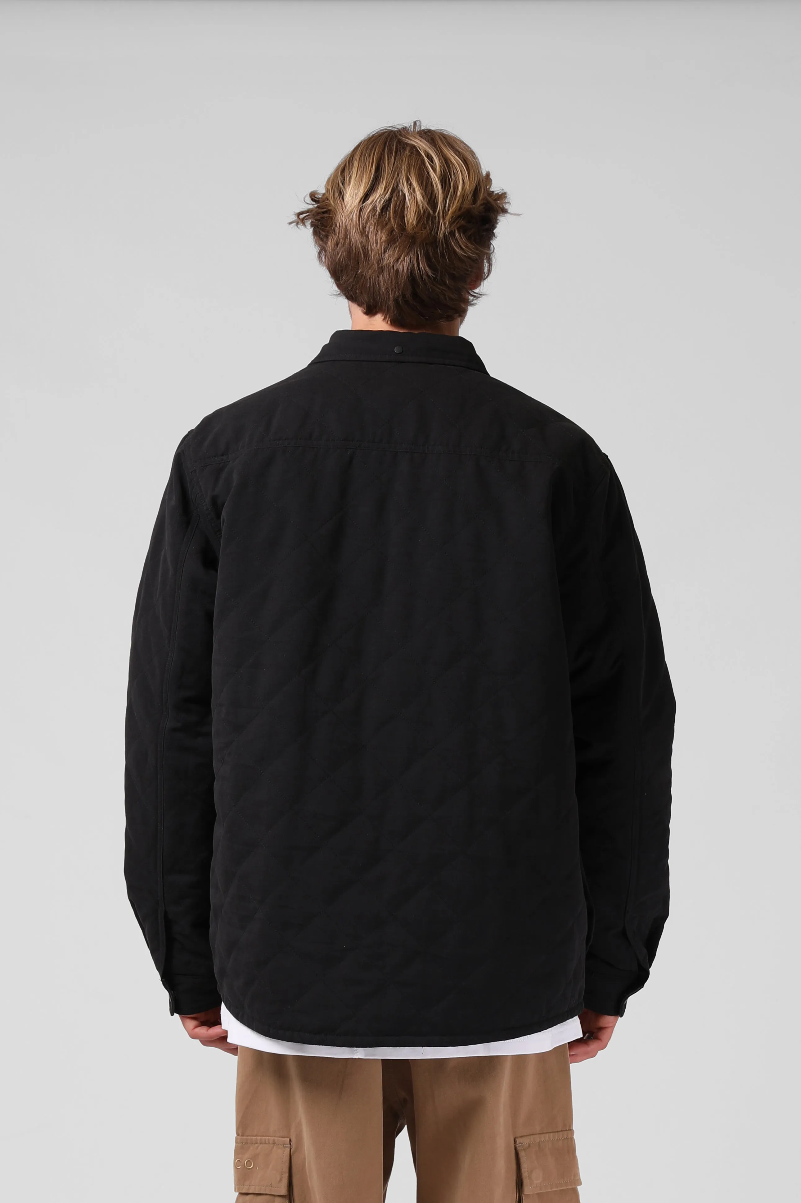 Quilted Jacket - Black