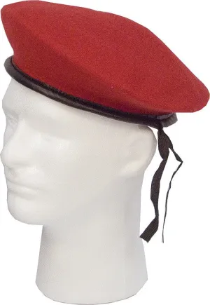 Red - Military Monty Beret